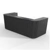 HALO Reception Desk 240cm - Black