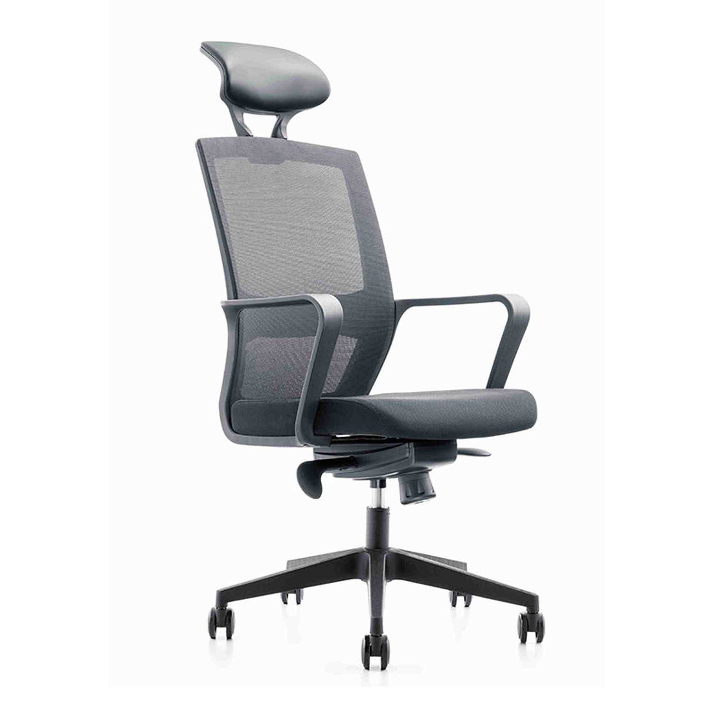 Argo Executive Office Chair with Headrest - Black