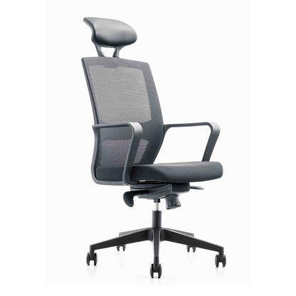 Argo Executive Office Chair with Headrest - Black