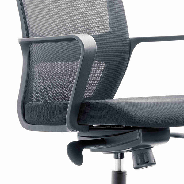 Argo Executive Office Chair with Headrest Black Modern Furniture