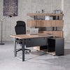 ADRIANO Executive Office Desk with Left Return 160-180cm - Light Brown