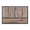 DAXTON Display Unit 2.4M - Warm Oak & Black